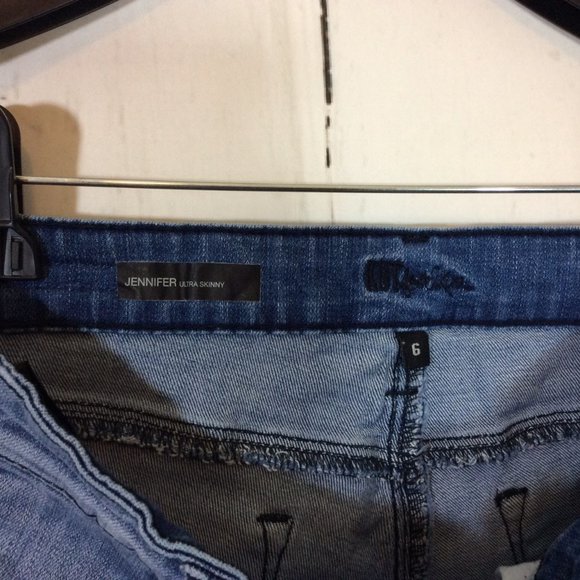 2/$30 Kut from the Kloth Jennifer Ultra Skinny Jeans with Dark Wash Side Stripe - Picture 11 of 11